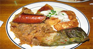 Chicago polish style full meal dish